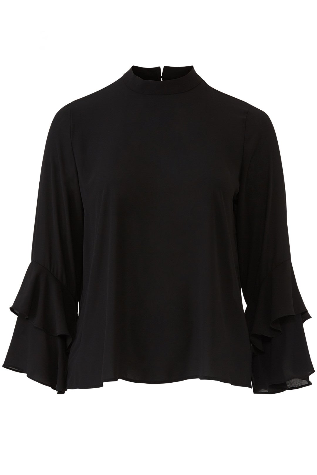 Black Dramatic Sleeve Top by ELOQUII 3