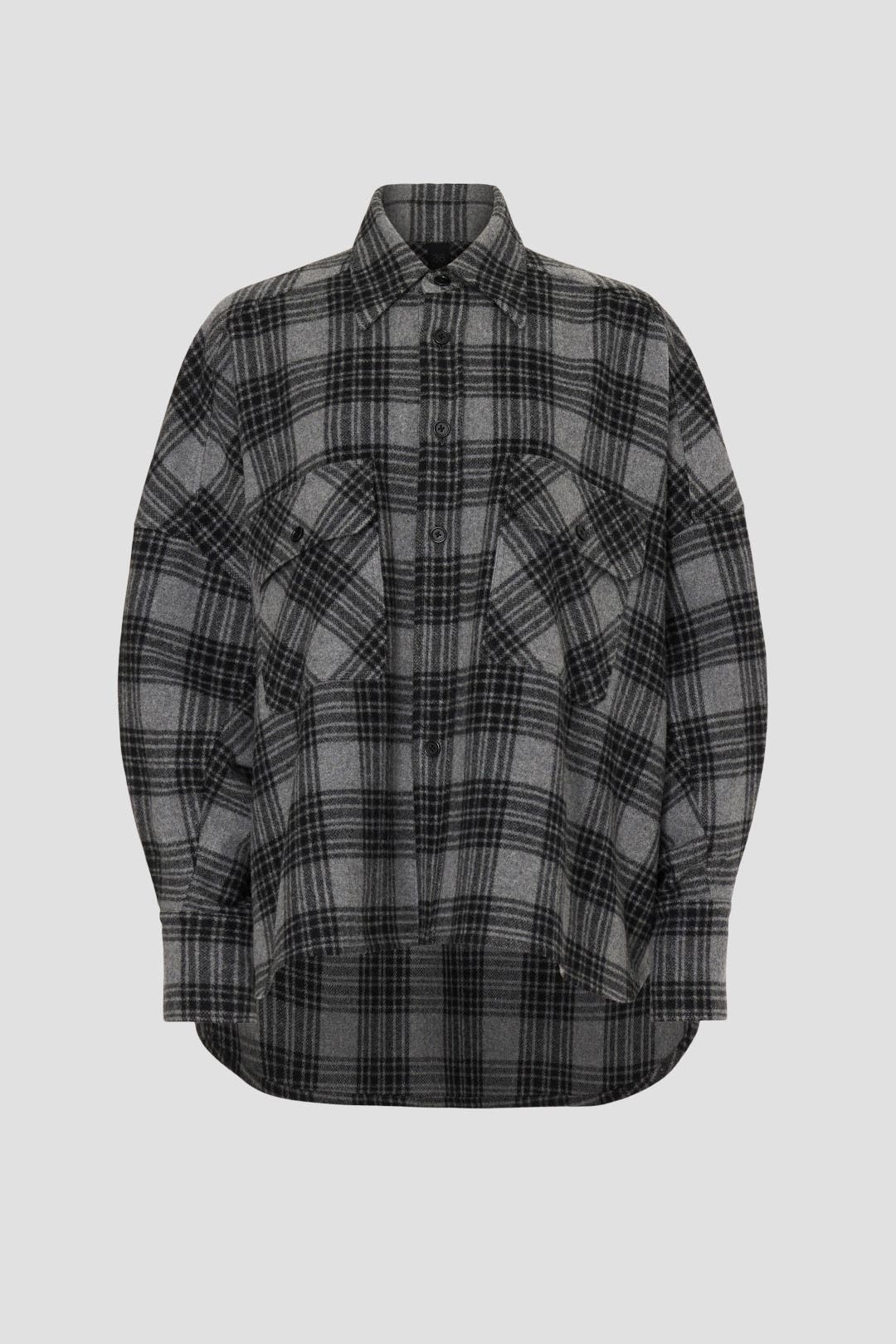 Oversized Plaid Shirt by Petar Petrov | Rent the Runway