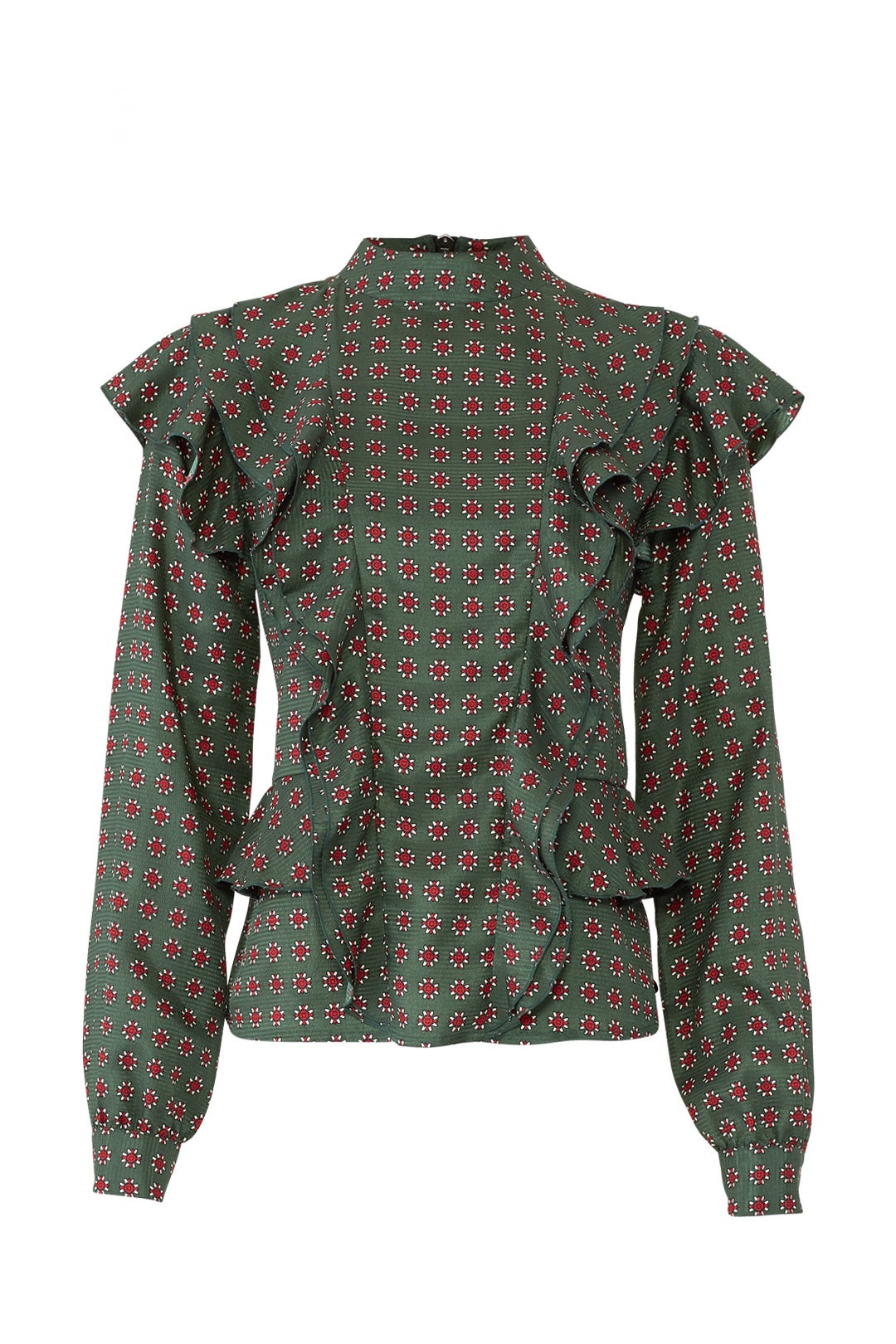 Printed Ruffle Top by Scotch & Soda