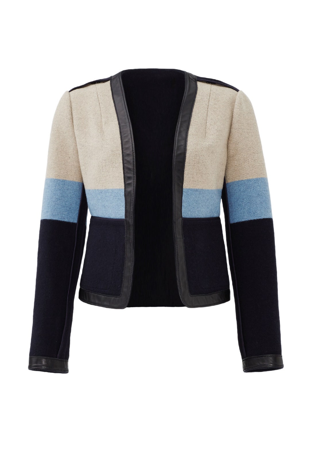 Stripe Blanket Jacket by Tory Burch