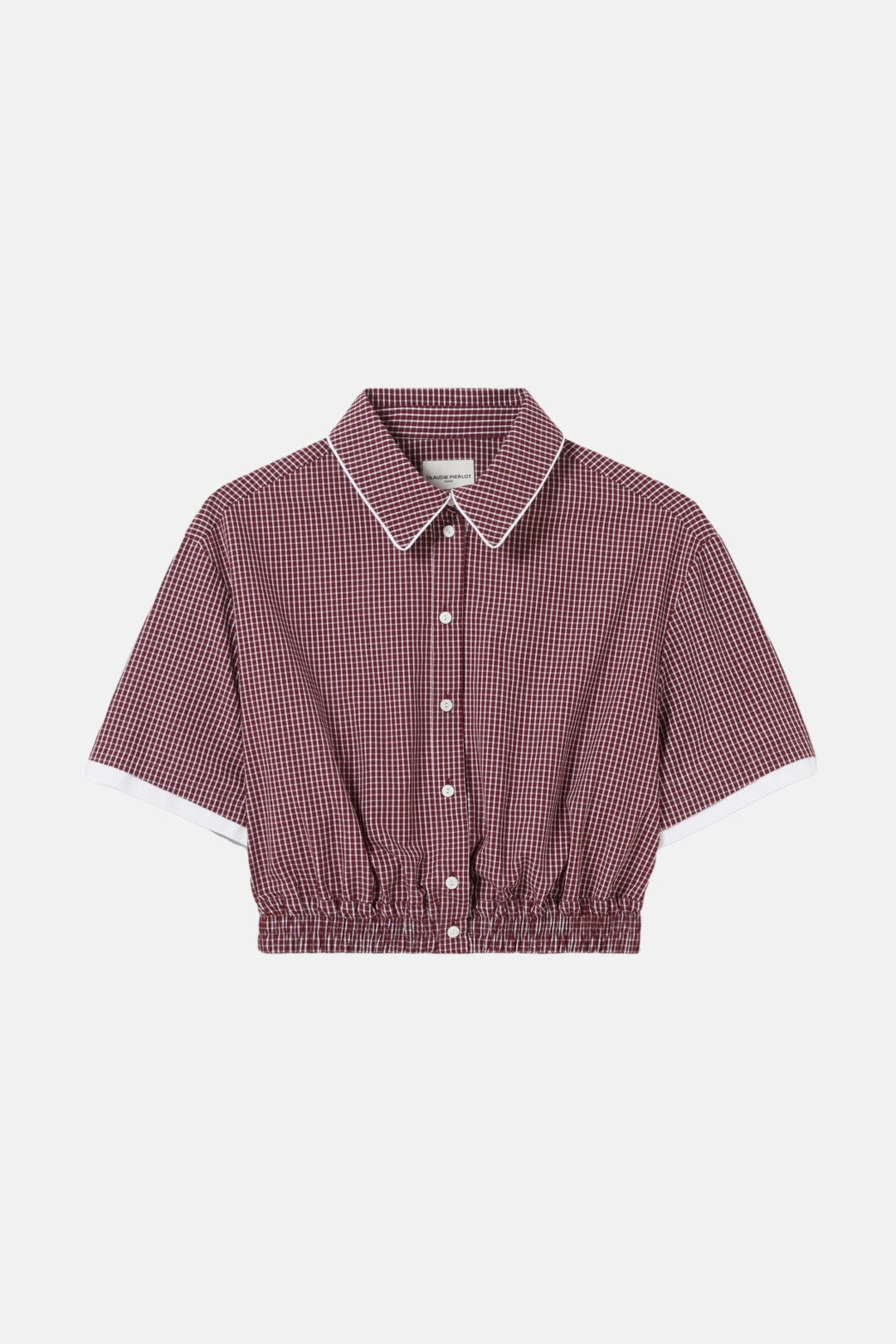 Short Checkered Shirt by Claudie Pierlot 2