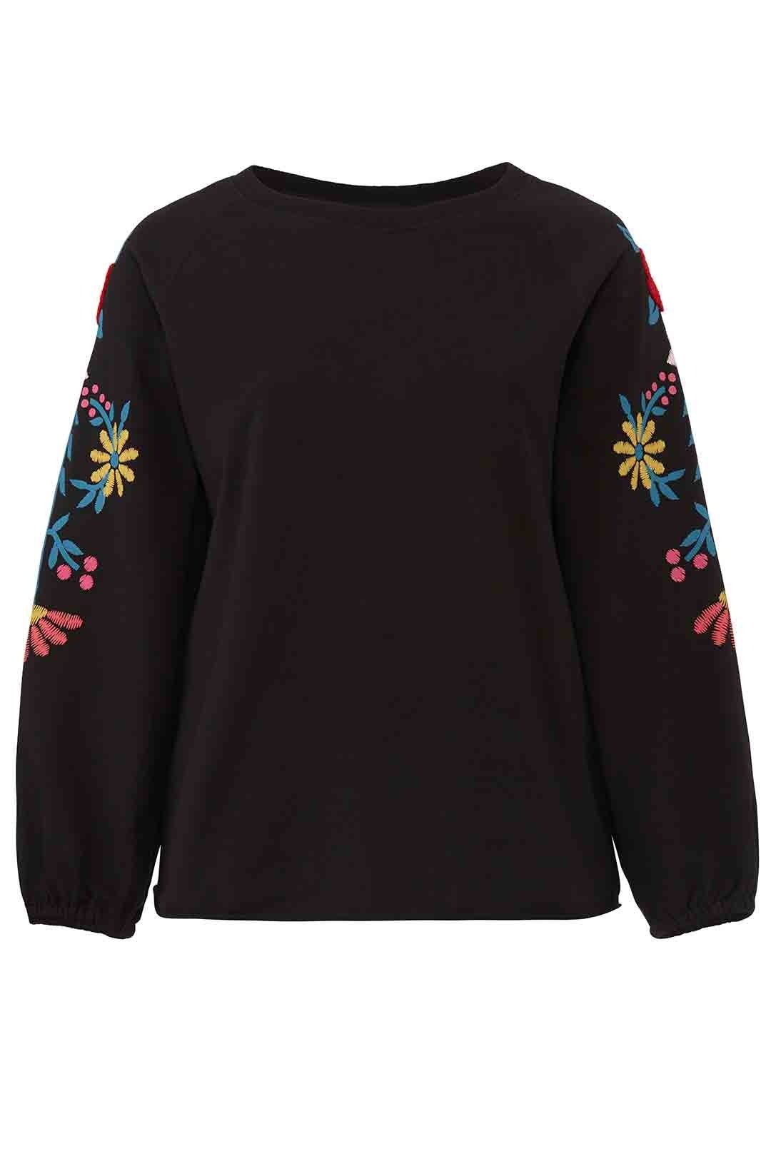 Hatix Floral Sweater by JUNAROSE 3