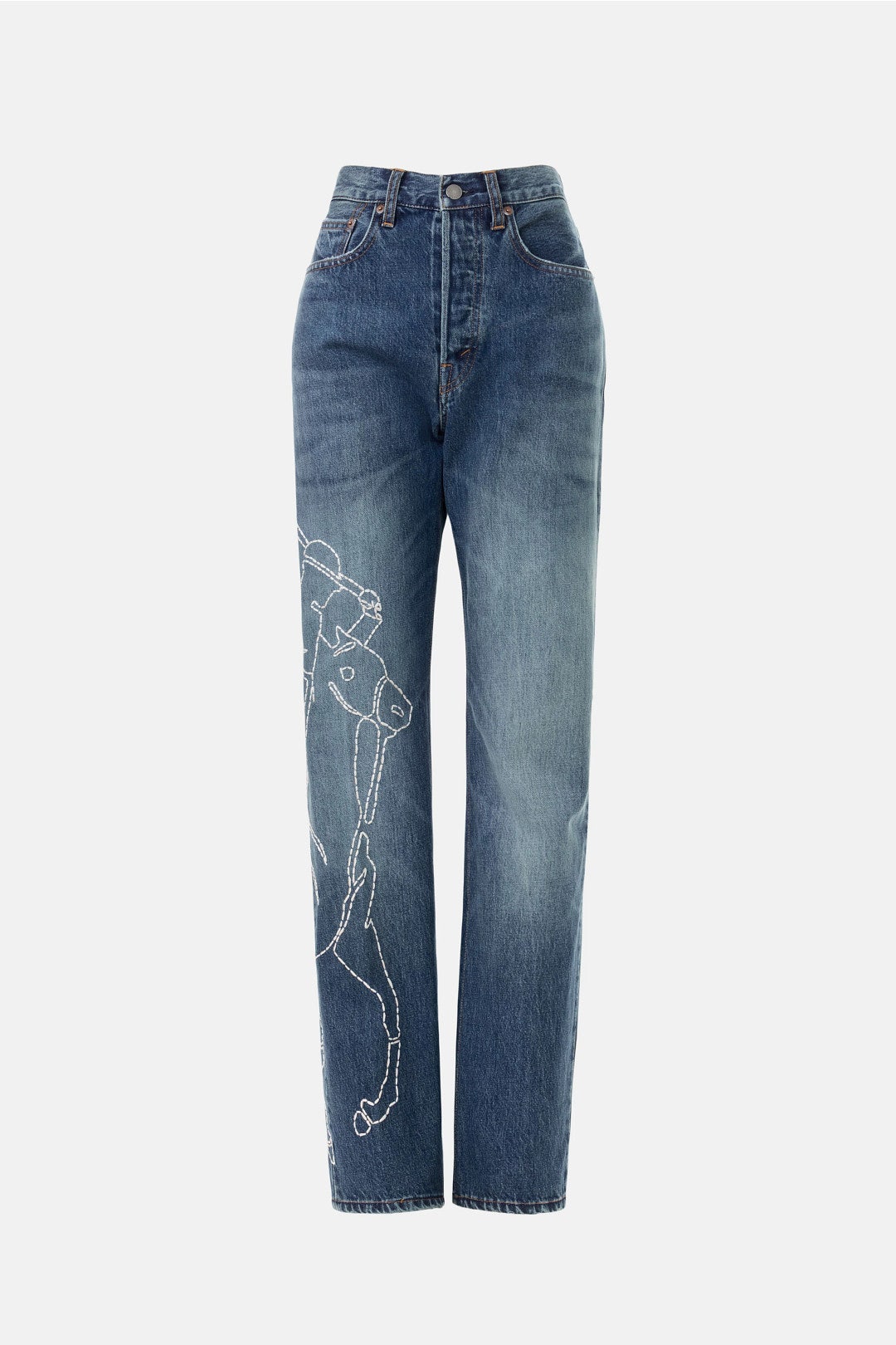 3X1 Rigid Denim Woven Straight Jeans by Polo Ralph Lauren