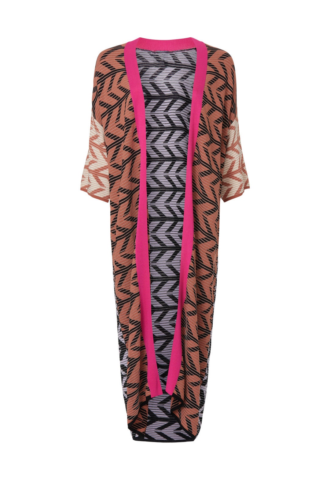 Pink Knit Kimono by sita murt