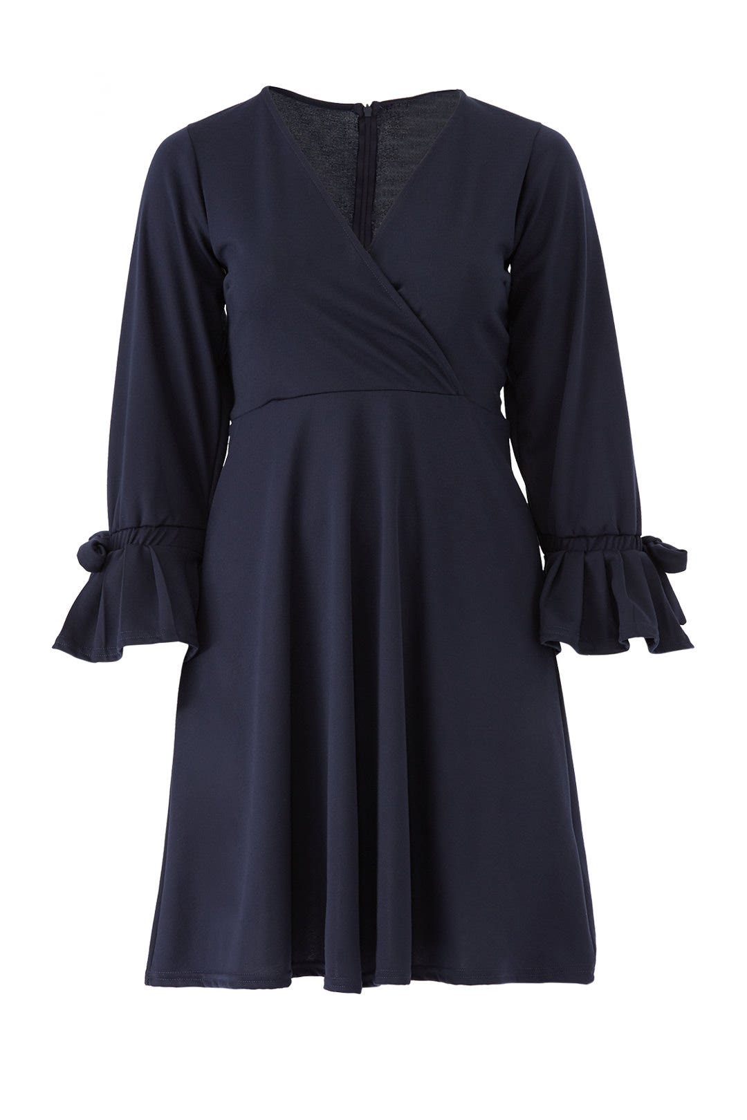 Navy Fit and Flare Dress by LOST INK 3