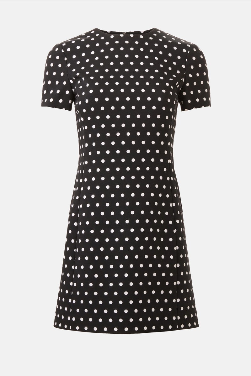 Polka Dot Long Sleeve Mini Dress by MICHAEL KORS | Rent the Runway