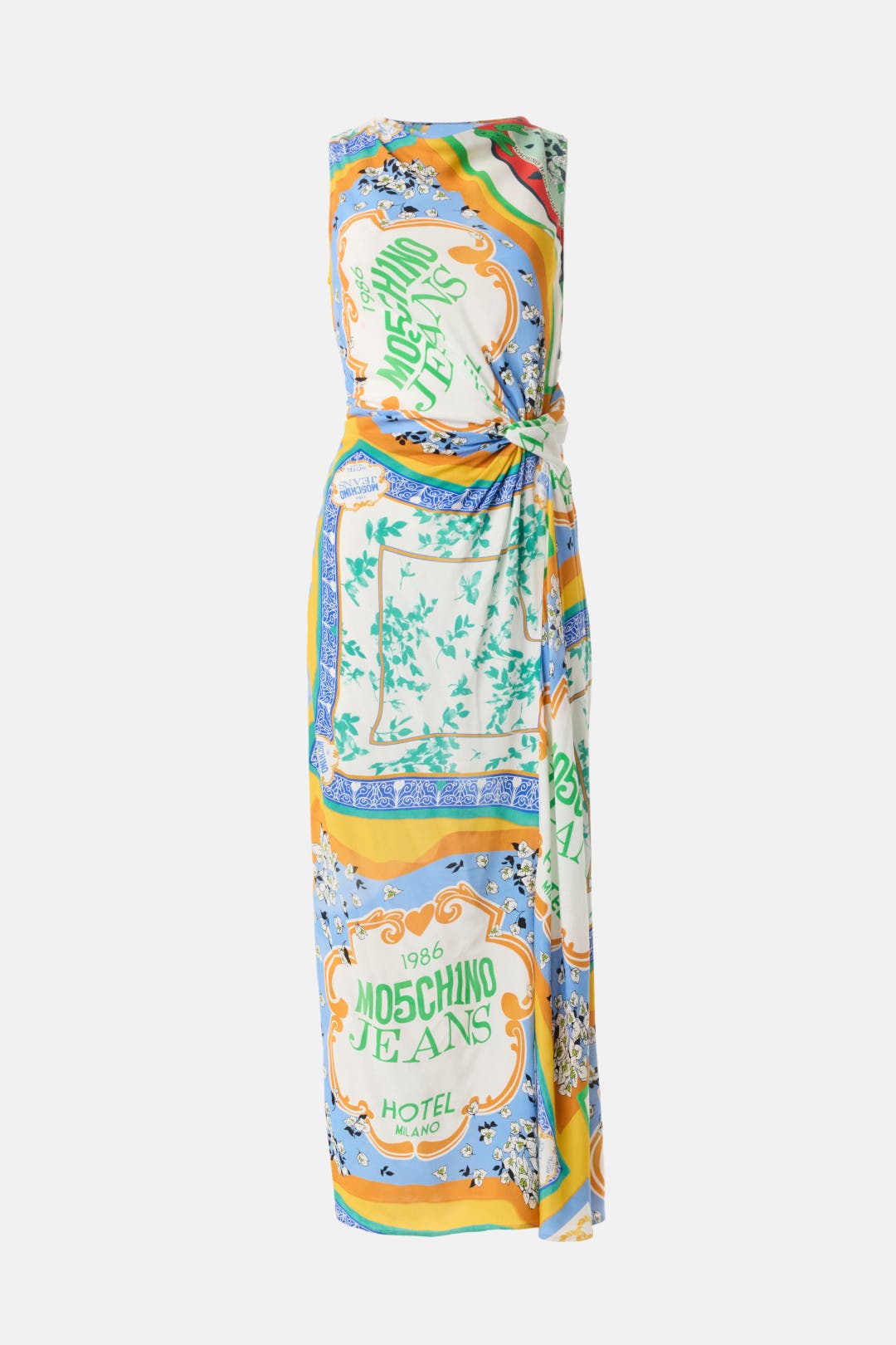 【関税&送料込み】Moschino Foulard Dress Dress in Crêpe Scarf Print by Moschino Jeans | Rent the Runway