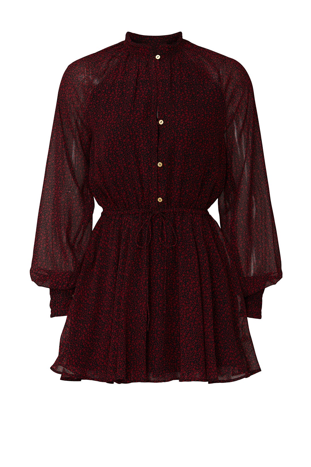 Red Kelly Mini Dress by Cleobella 4