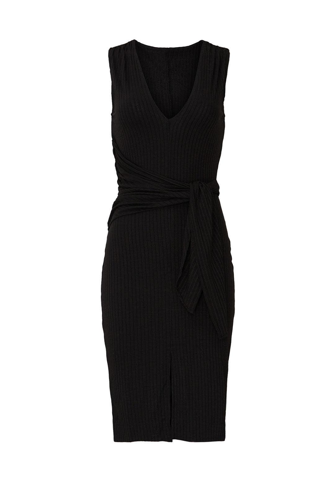 Black V-Neck Marlow Dress by Cosmopolitan X DTP 4