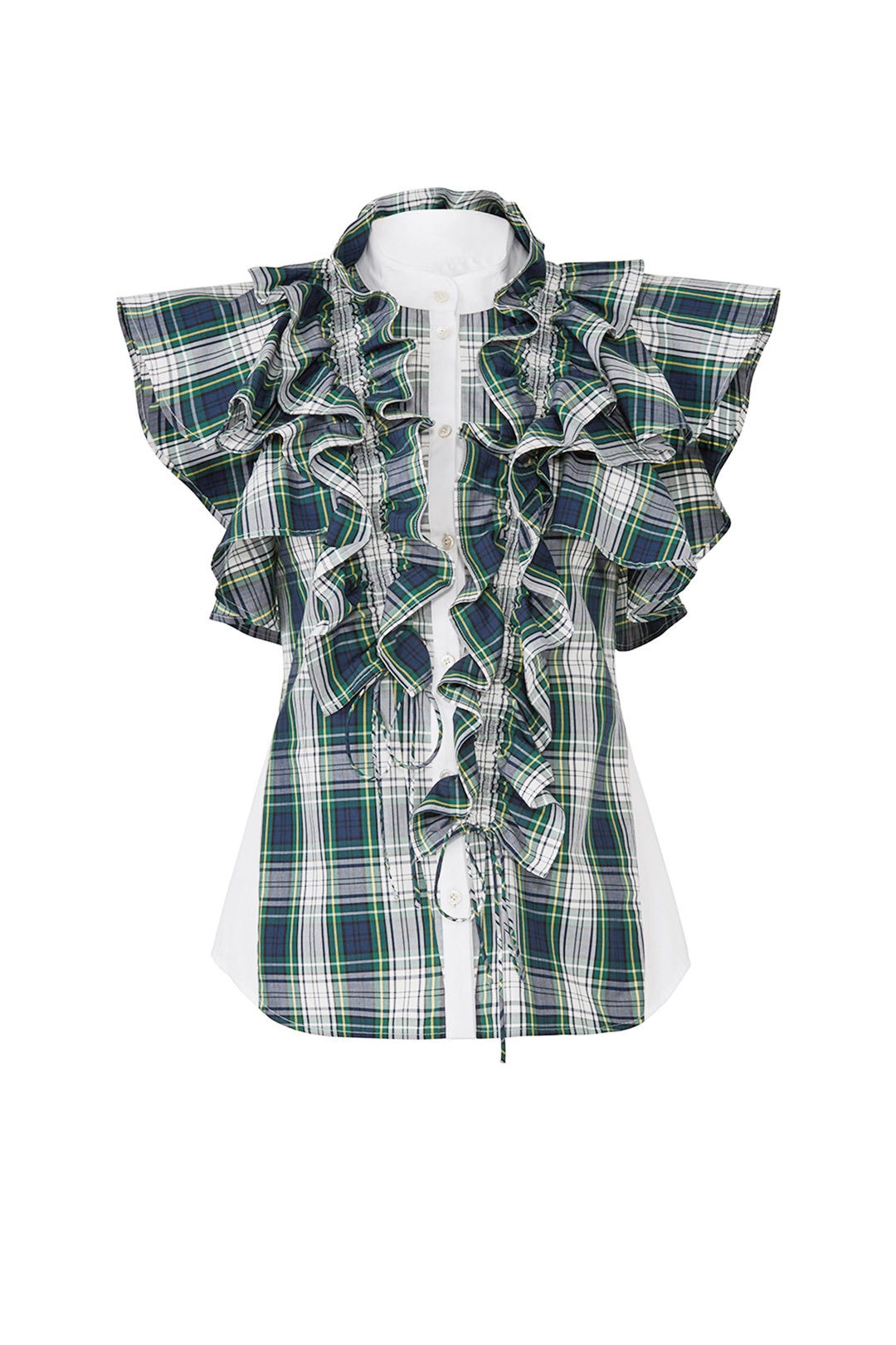 Irene Plaid Blouse by Marissa Webb