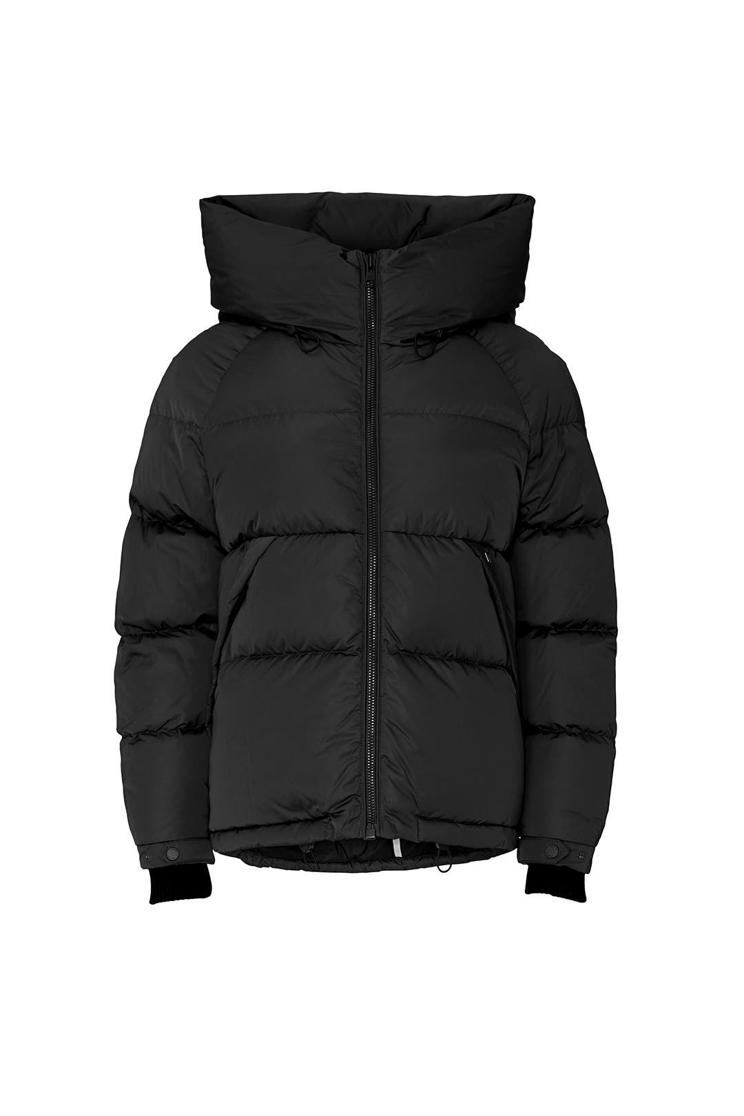 Black Sylivana Puffer Coat by SOIA & KYO 4
