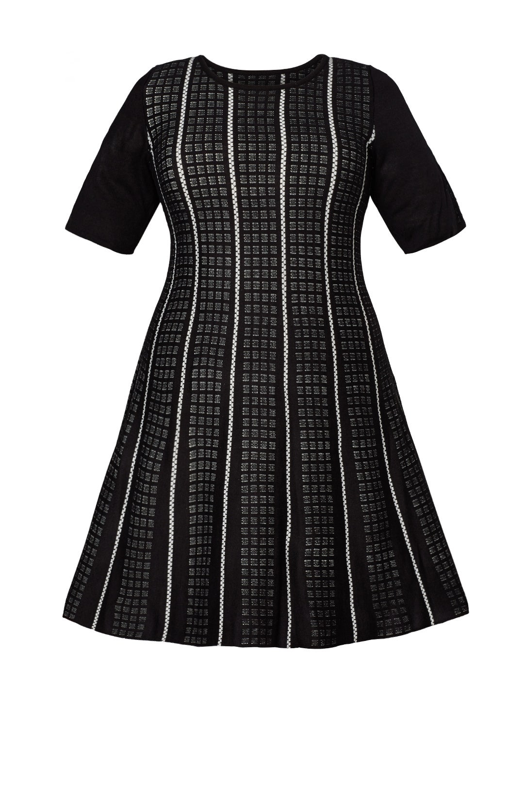 Black Stripe Tennis Dress by Slate & Willow 3
