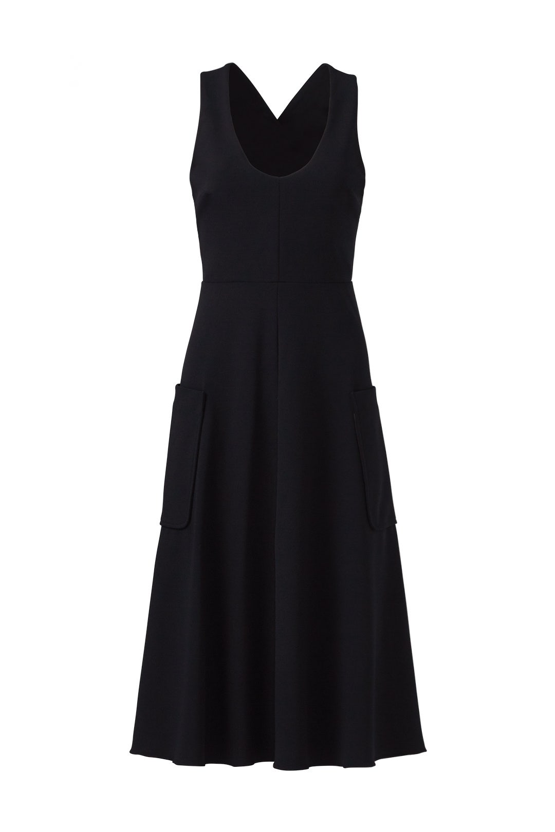 Black Deep Pocket Dress by Tibi