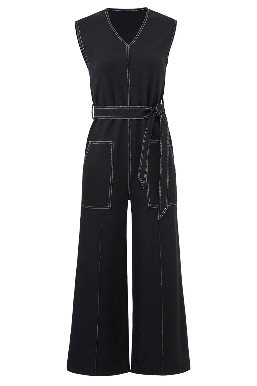 Denim Playdate Jumpsuit by CAARA 3