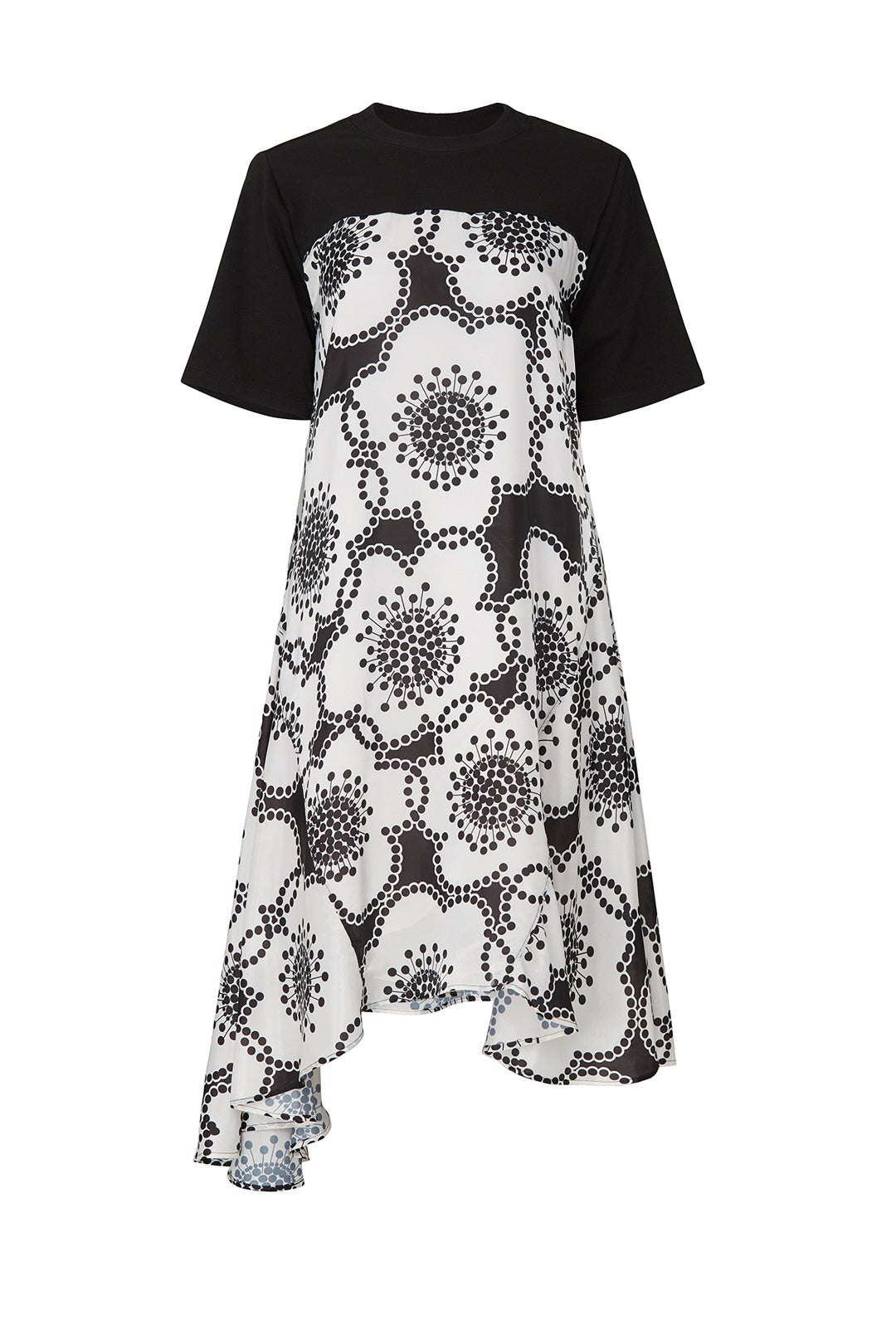 Contrast Asymmetric Panels Dress by Clu 3