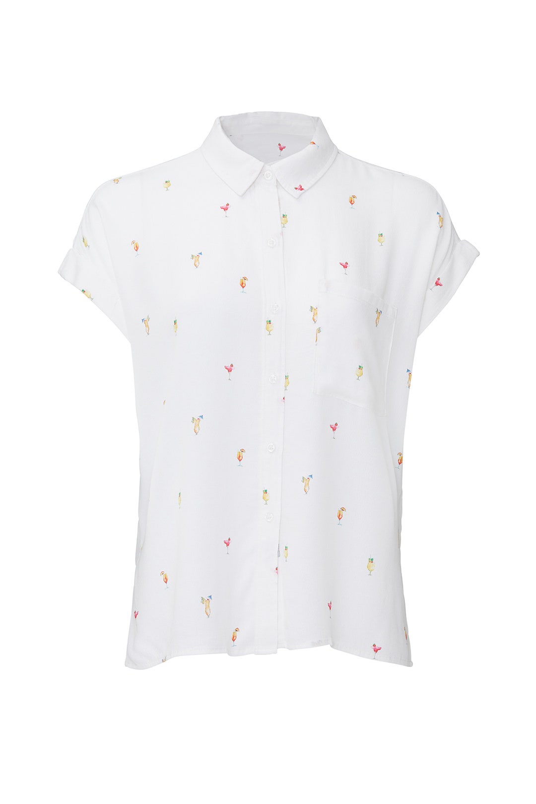 Cocktail Printed Whitney Top by Rails