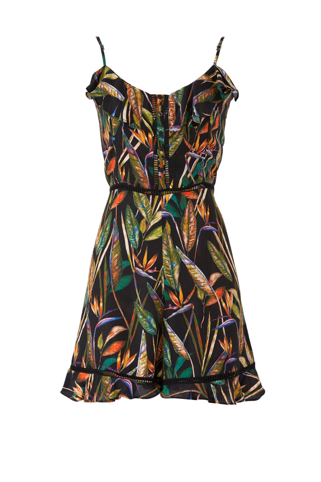 Printed Rodriguez Romper by Deby Debo