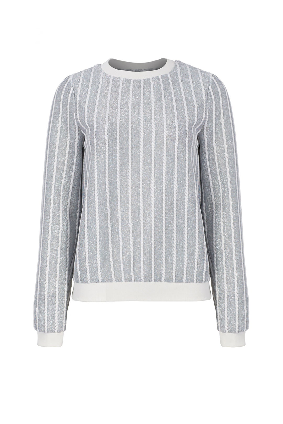 Striped Metallic Sweater by English Factory