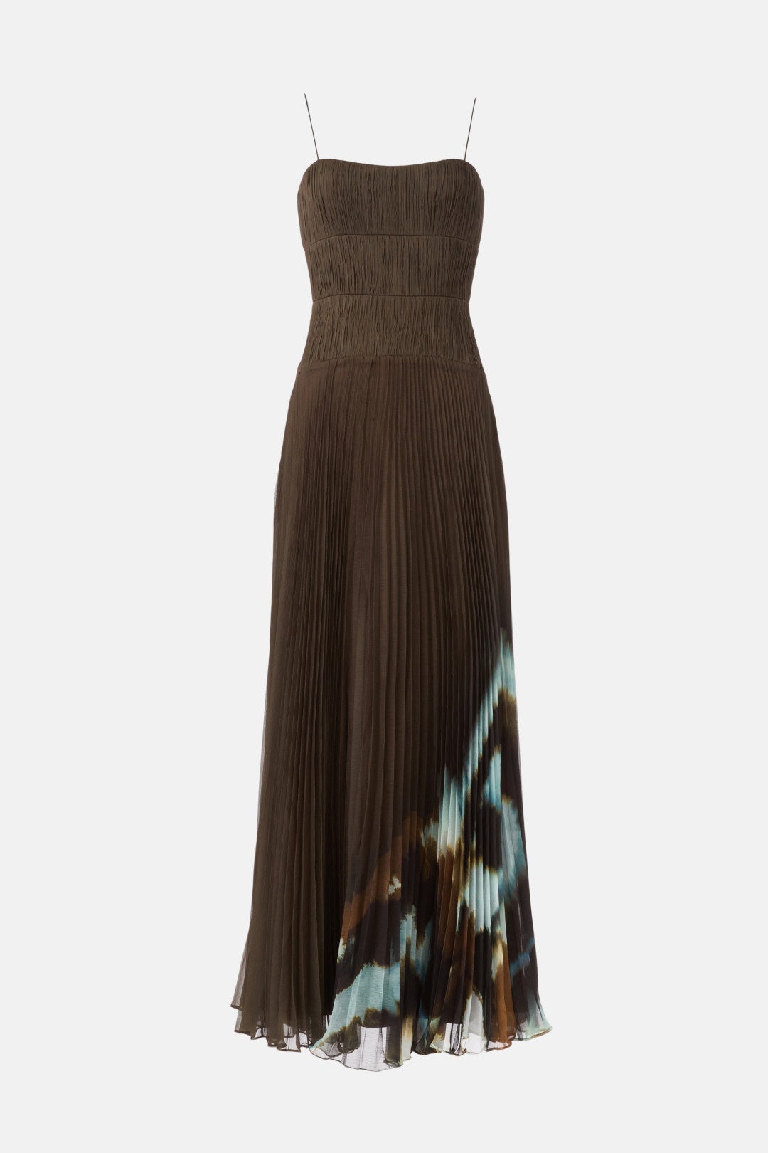 Sue Pleated Gown by AMUR 4