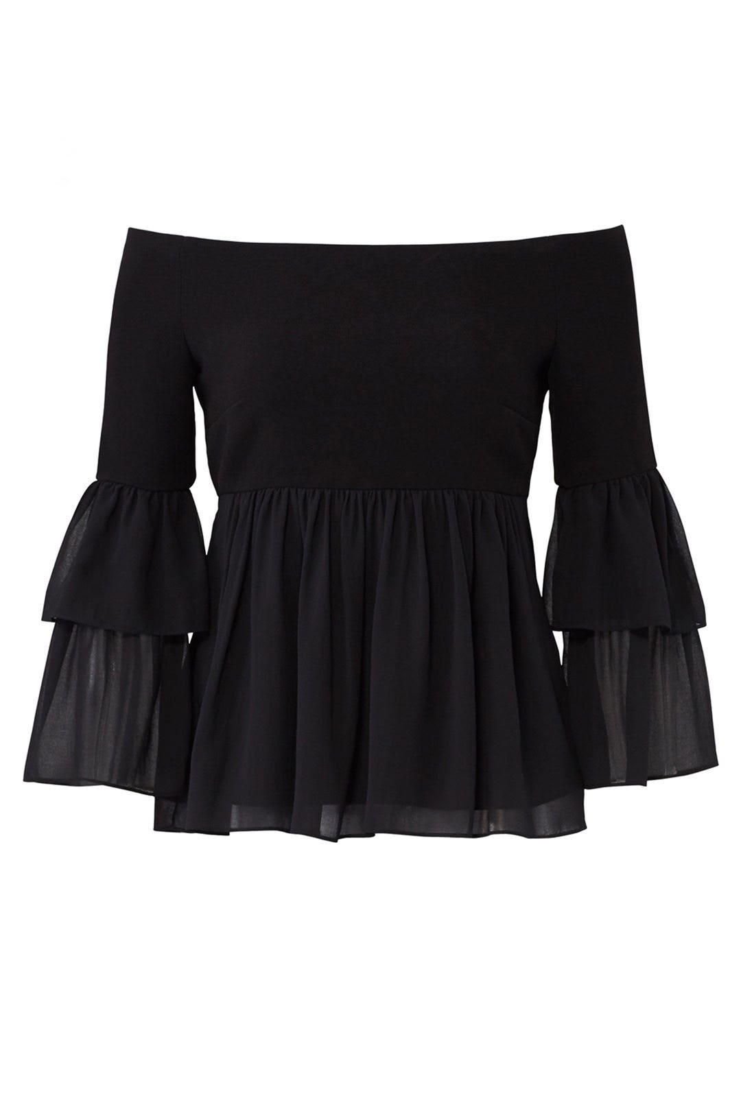 Black Charlotte Top by Rachel Zoe 3
