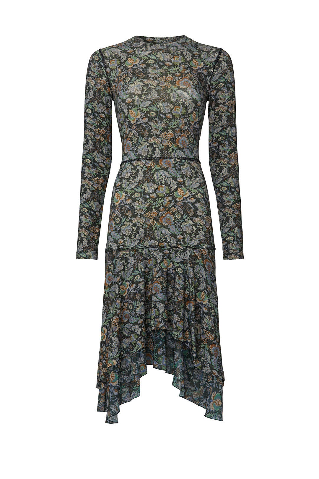 Multi Green Floral Dress by See by Chloé 4