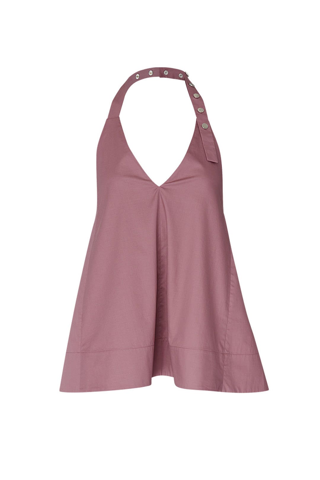 Dusty Plum Halter Top by Tibi