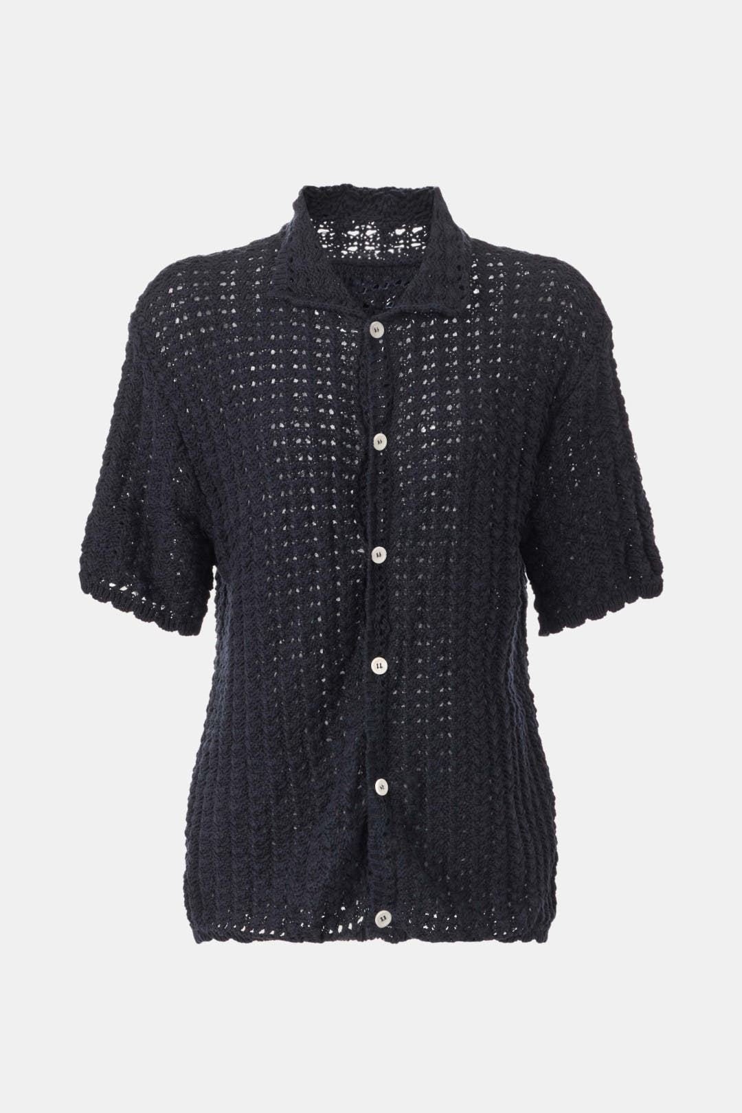 Crochet Collared Cardigan by DUNST | Rent the Runway