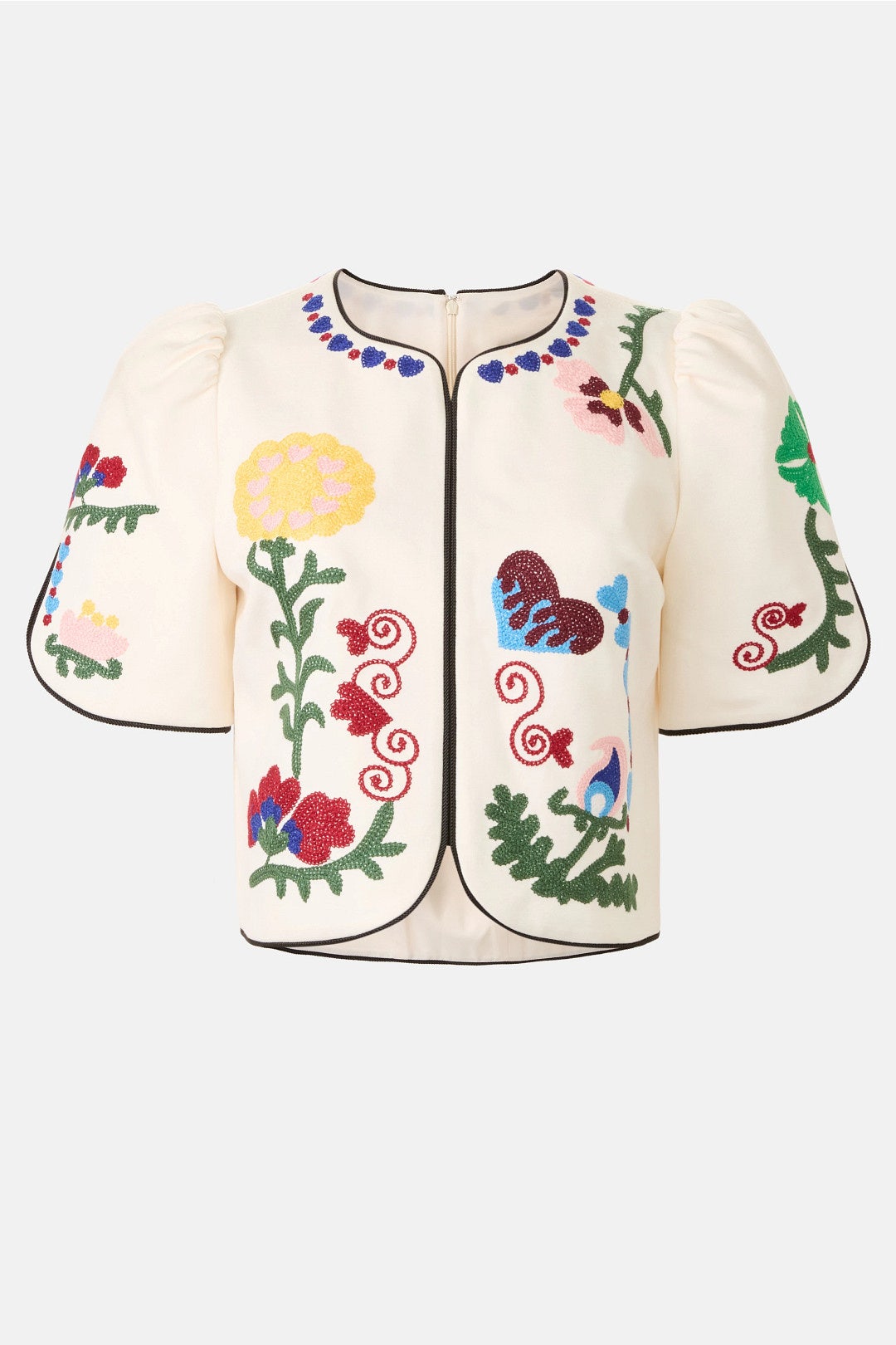 Beeson Floral Embroidered Top by Hunter Bell 4
