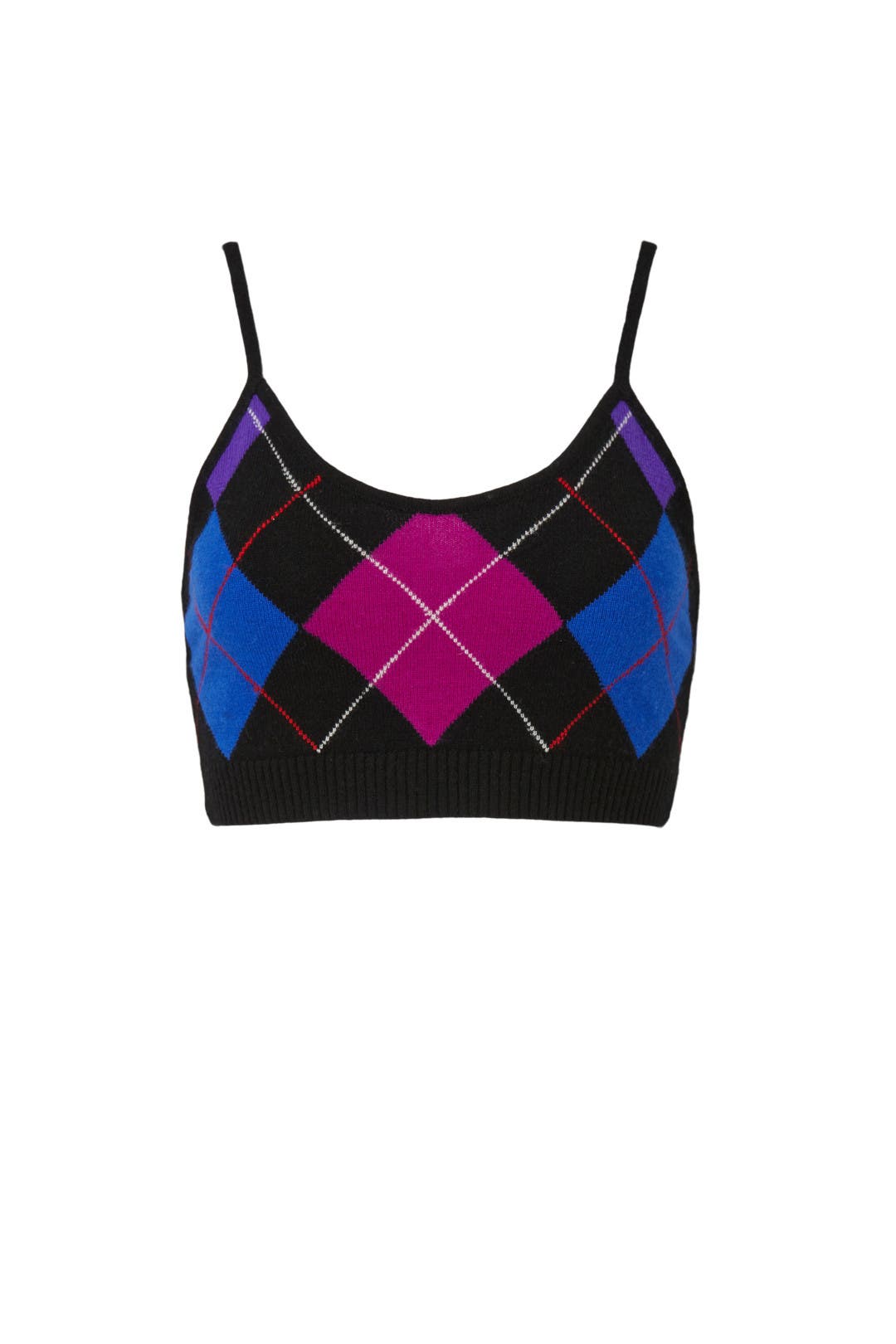 Argyle Gem Crop Top by Le Superbe | Rent the Runway
