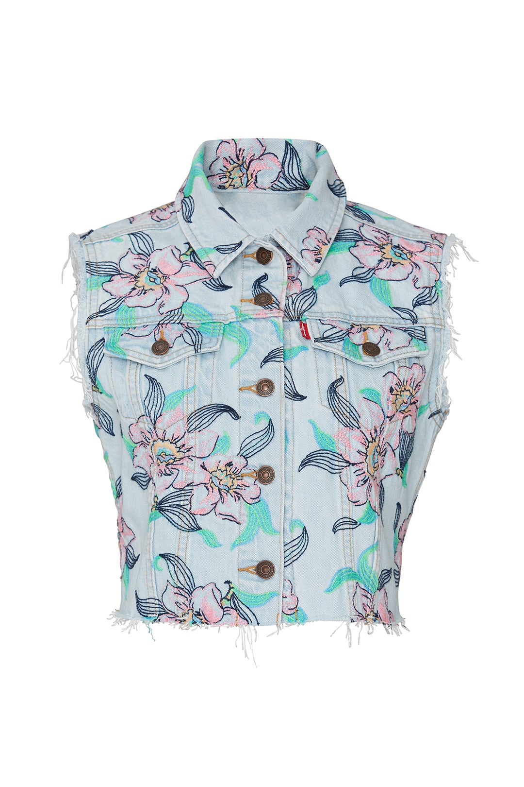 Floral Crop Vest by Levi's