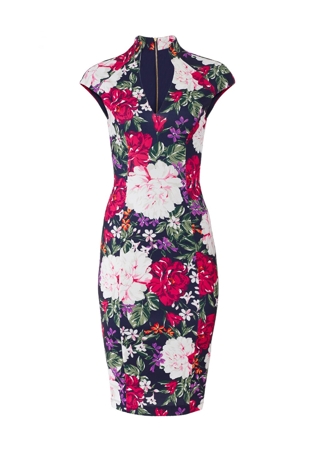 Floral Collared Sheath by Alexia Admor