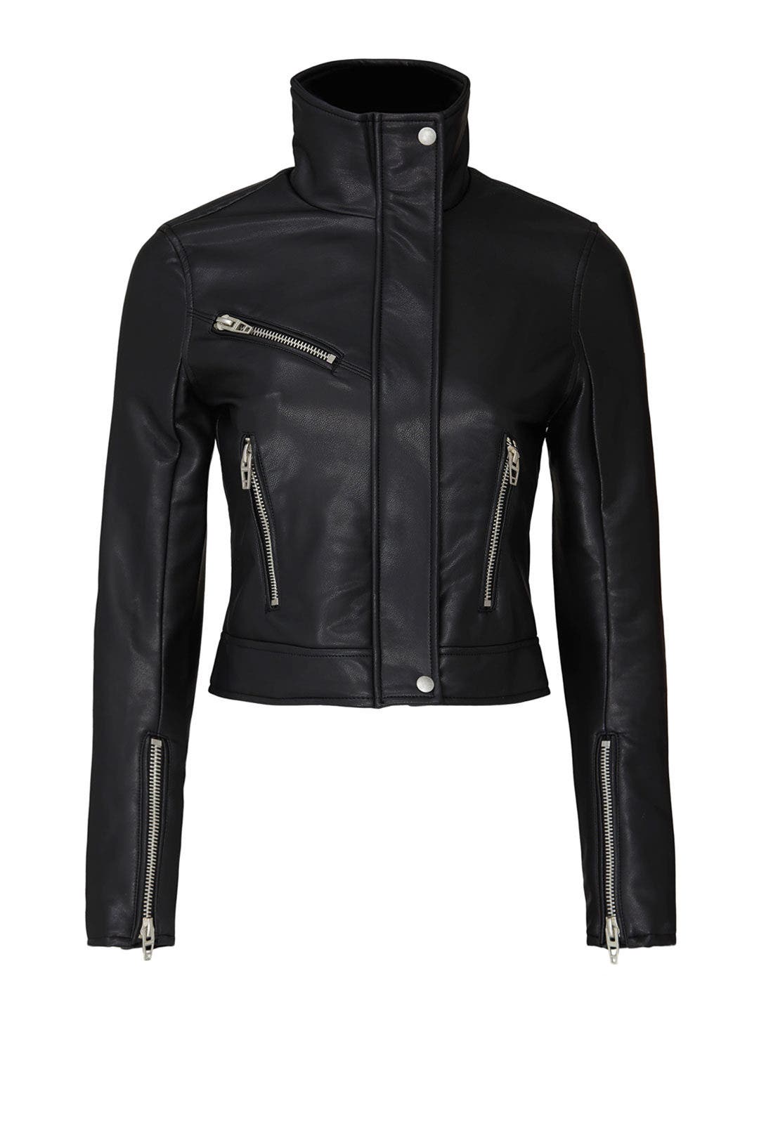 Essentials Faux Leather Moto Jacket by BLANKNYC 4