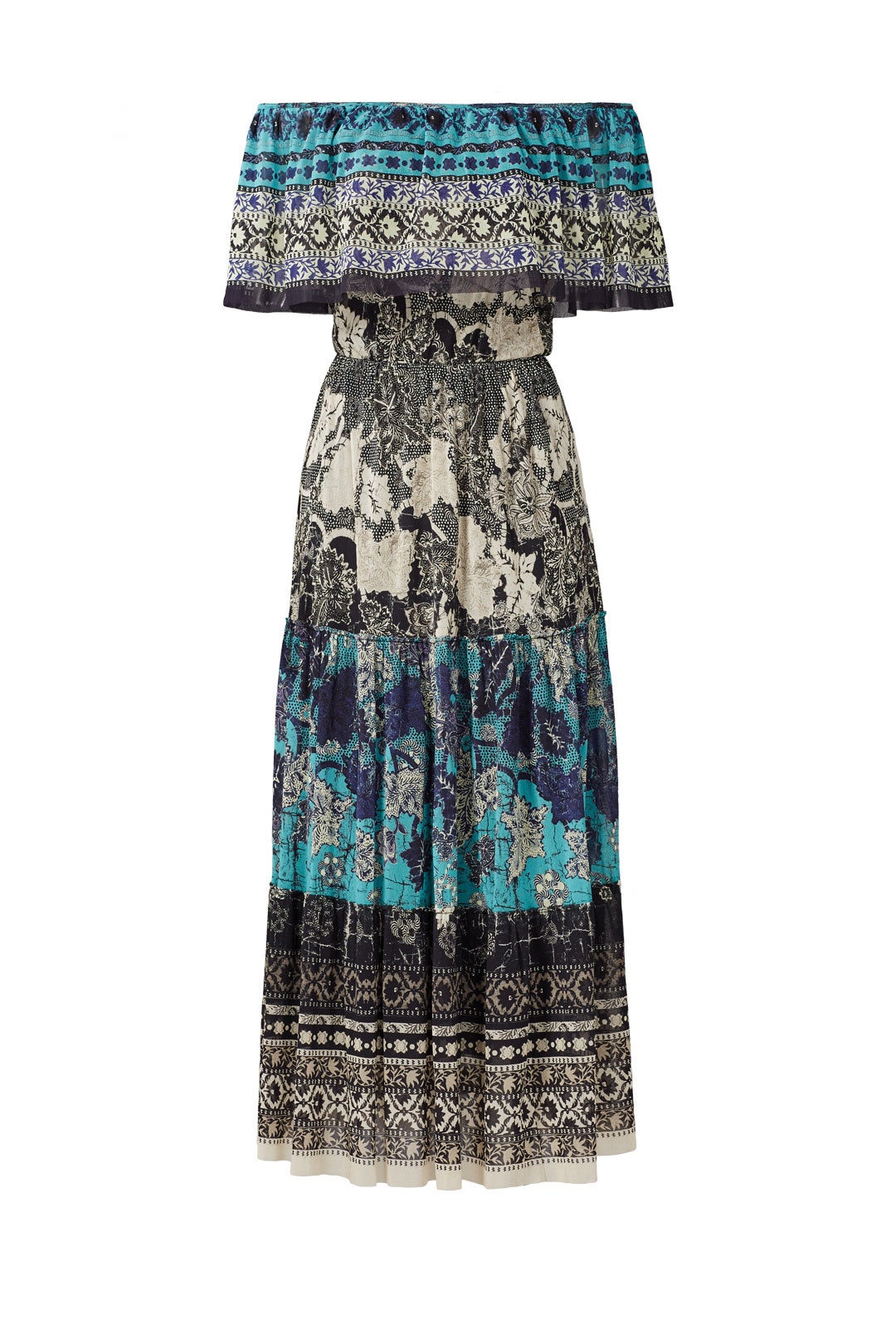 Batik Patchwork Dress by Fuzzi