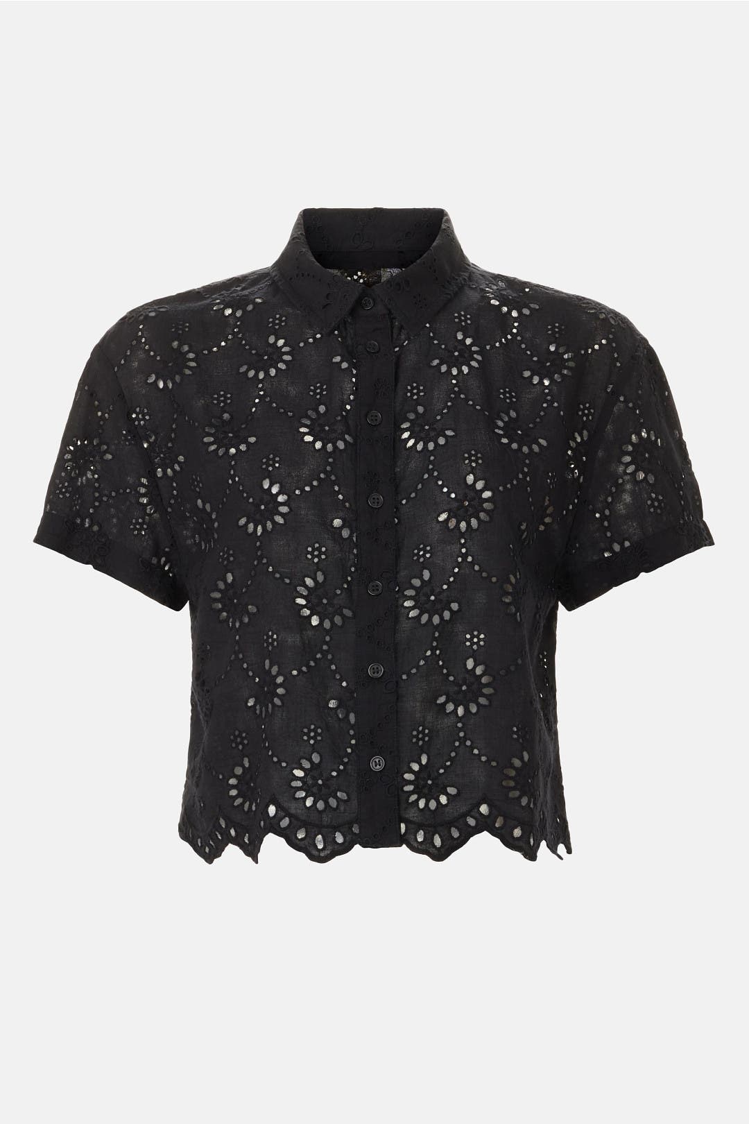 Eyelet Short Sleeve Shirt by Joe's Jeans | Rent the Runway