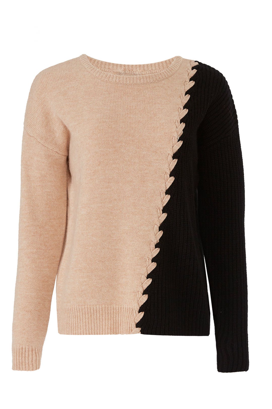 Camel And Black Dante Sweater by Tabula Rasa 3