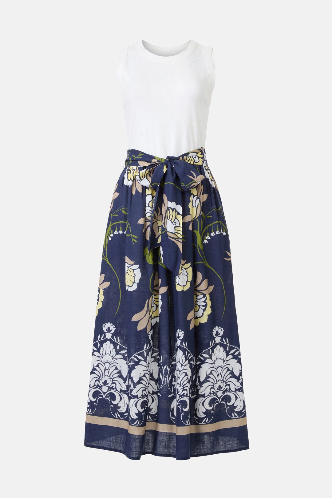 Seline Contrast Midi Dress by Fifteen Twenty 4