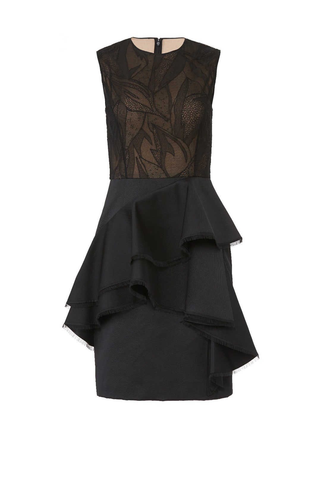 Ruffled Illusion Dress by Jason Wu Collection