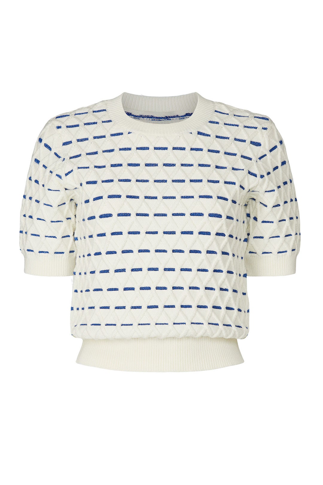 Striped Cable Sweater by kate spade new york 4