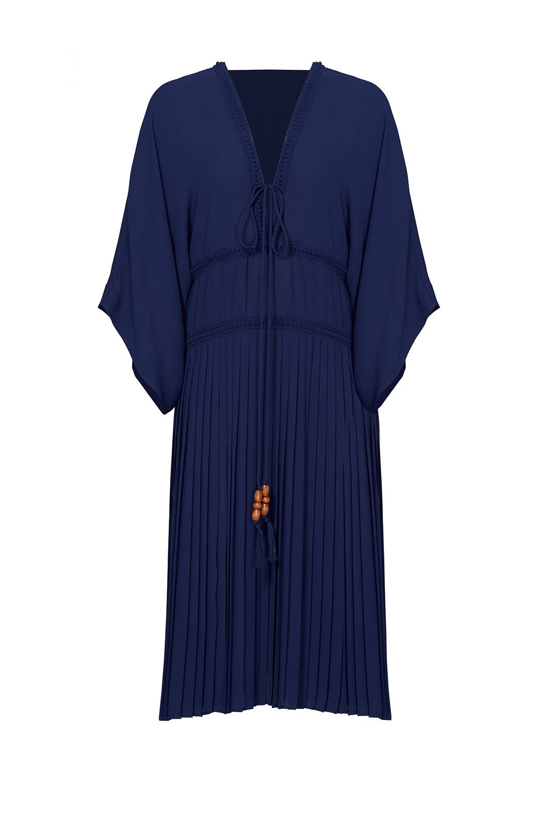 Ink Blue Pleated Dress by Veronique Branquinho | Rent the Runway
