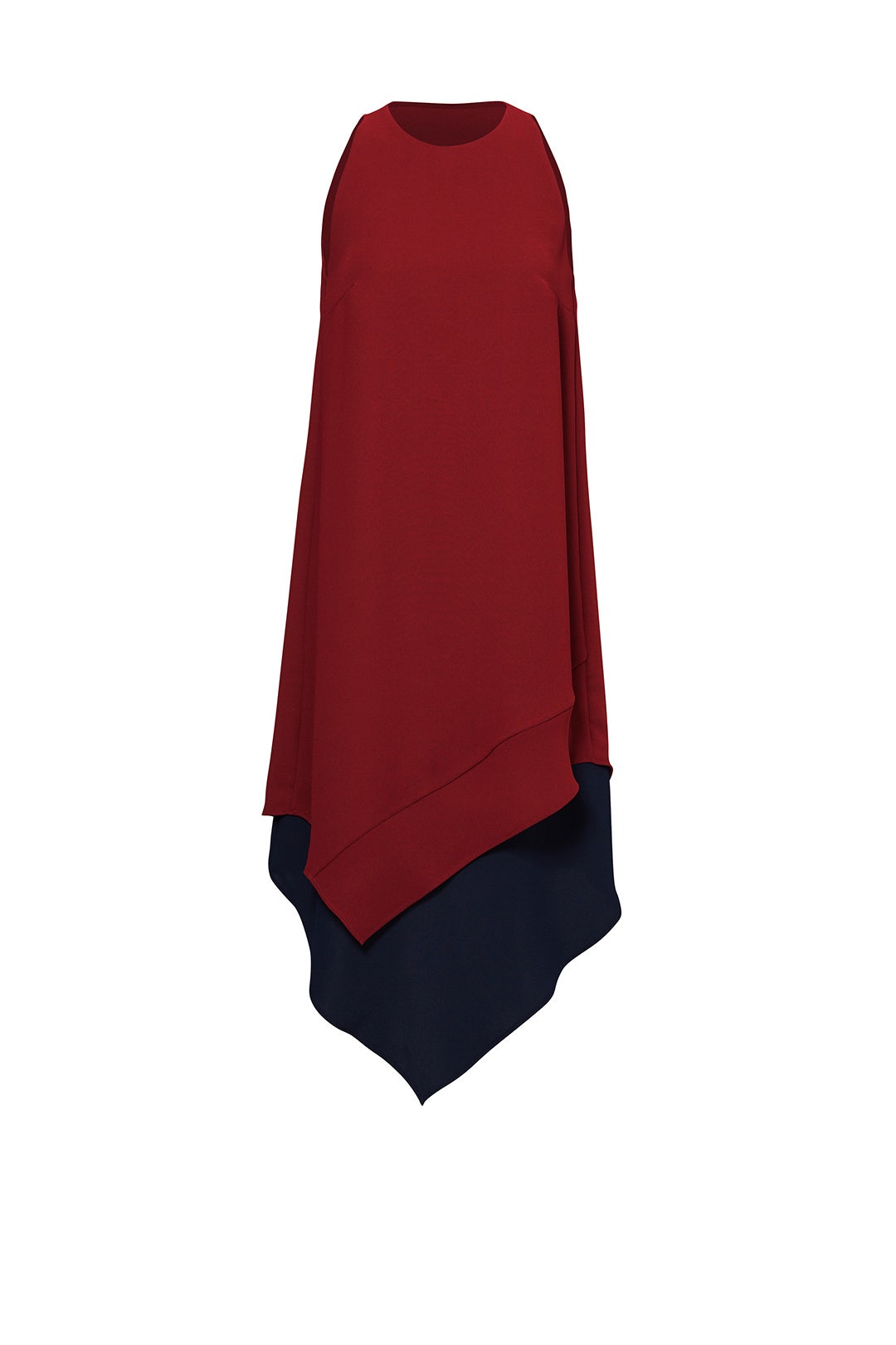 Burgundy Layer Shift Dress by Hunter Bell 3