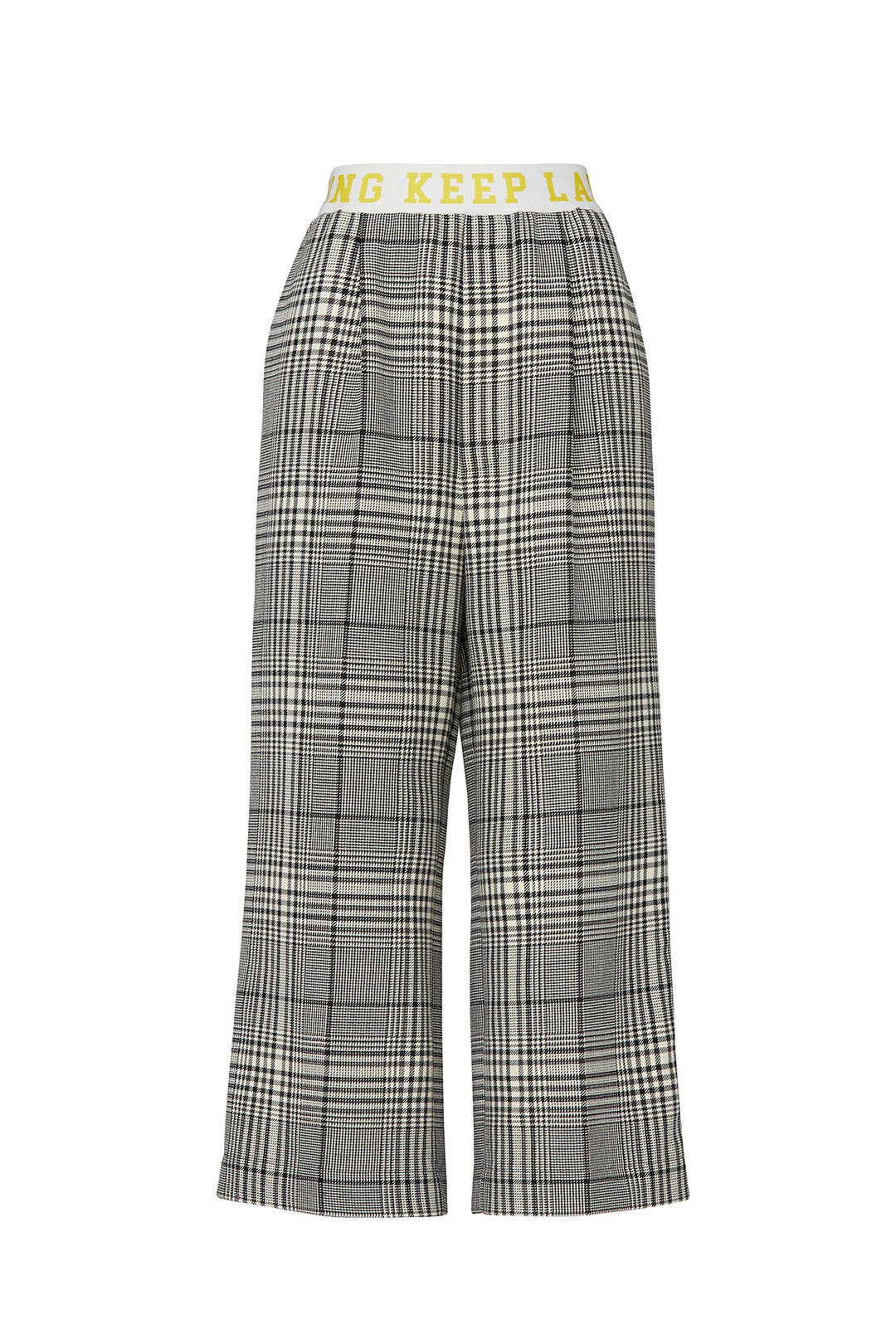 Plaid Printed Wide Leg Pants by Mira Mikati 4