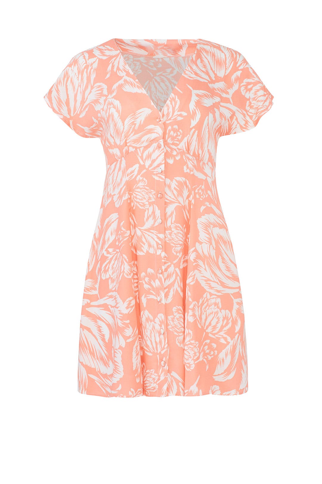 Assam Button Front Dress by MINKPINK Rent the Runway