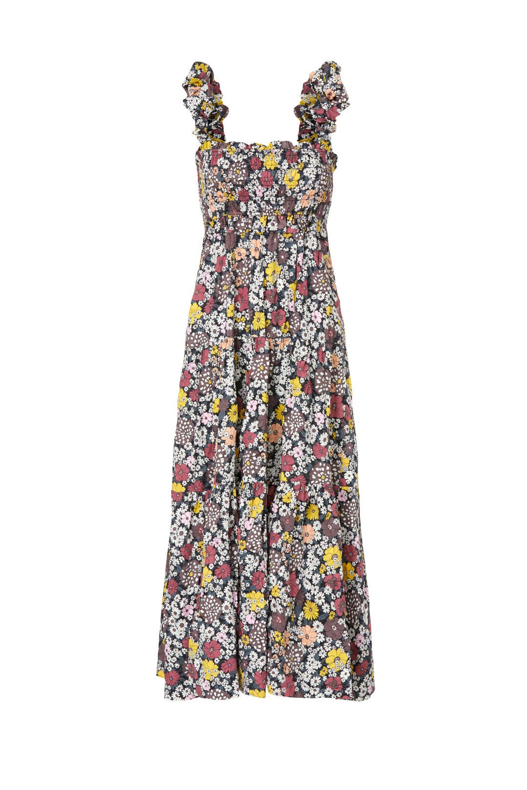 Gitte Smocked Dress by Sea New York | Rent the Runway