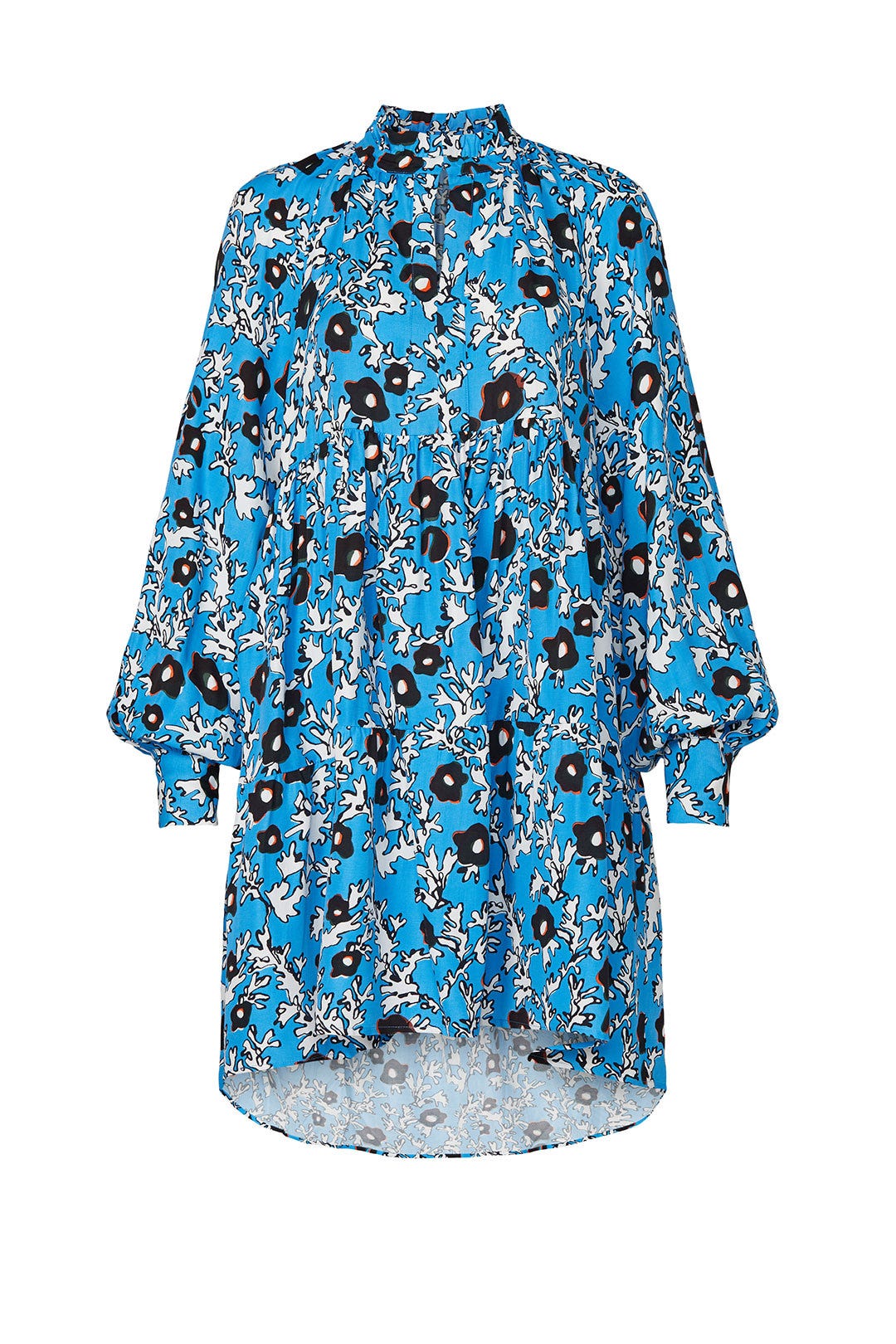 Blue Printed Jasmine Dress by STINE GOYA 4
