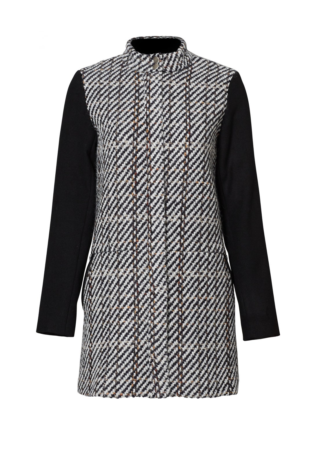 Black Printed Remi Coat by Waverly Grey