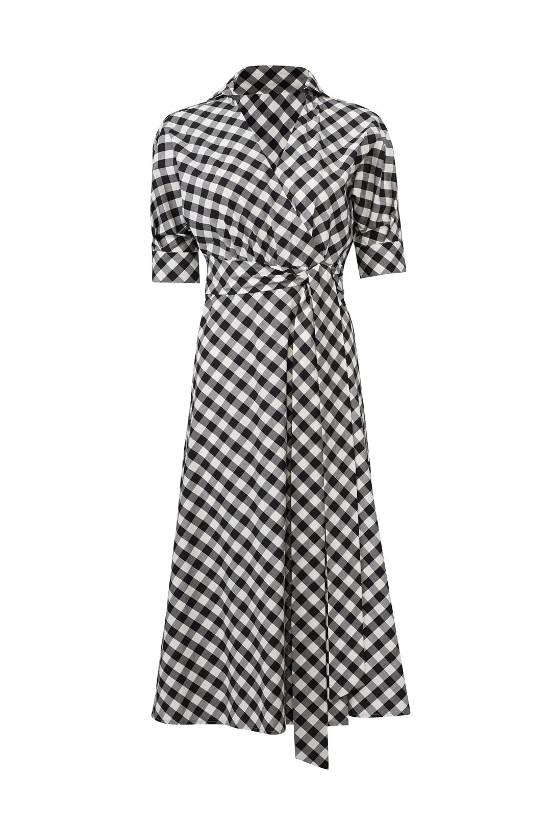 Gingham Luna Wrap Dress by Habitual 3
