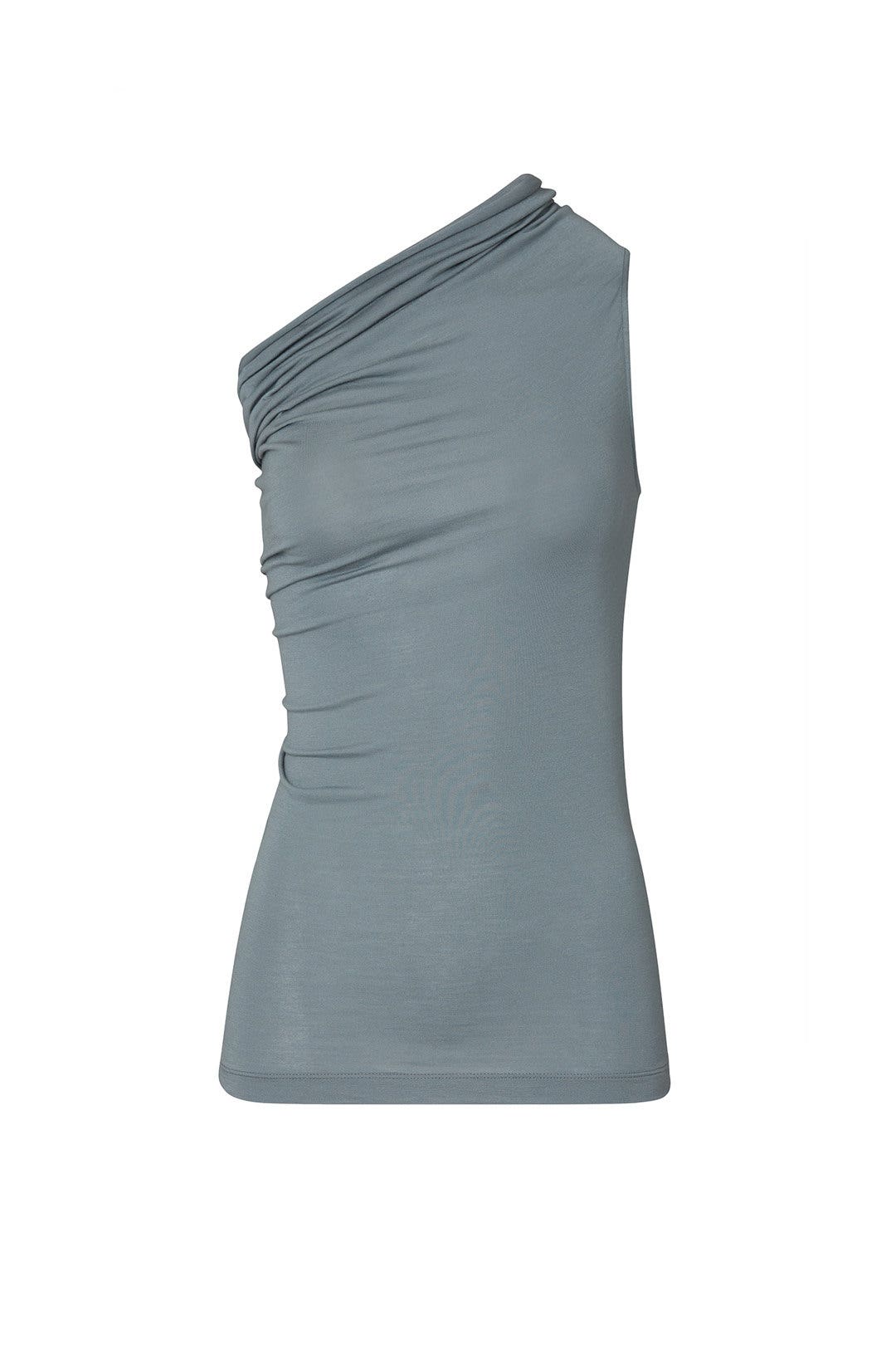 Steel One Shoulder Top by RICKOWENSLILIES