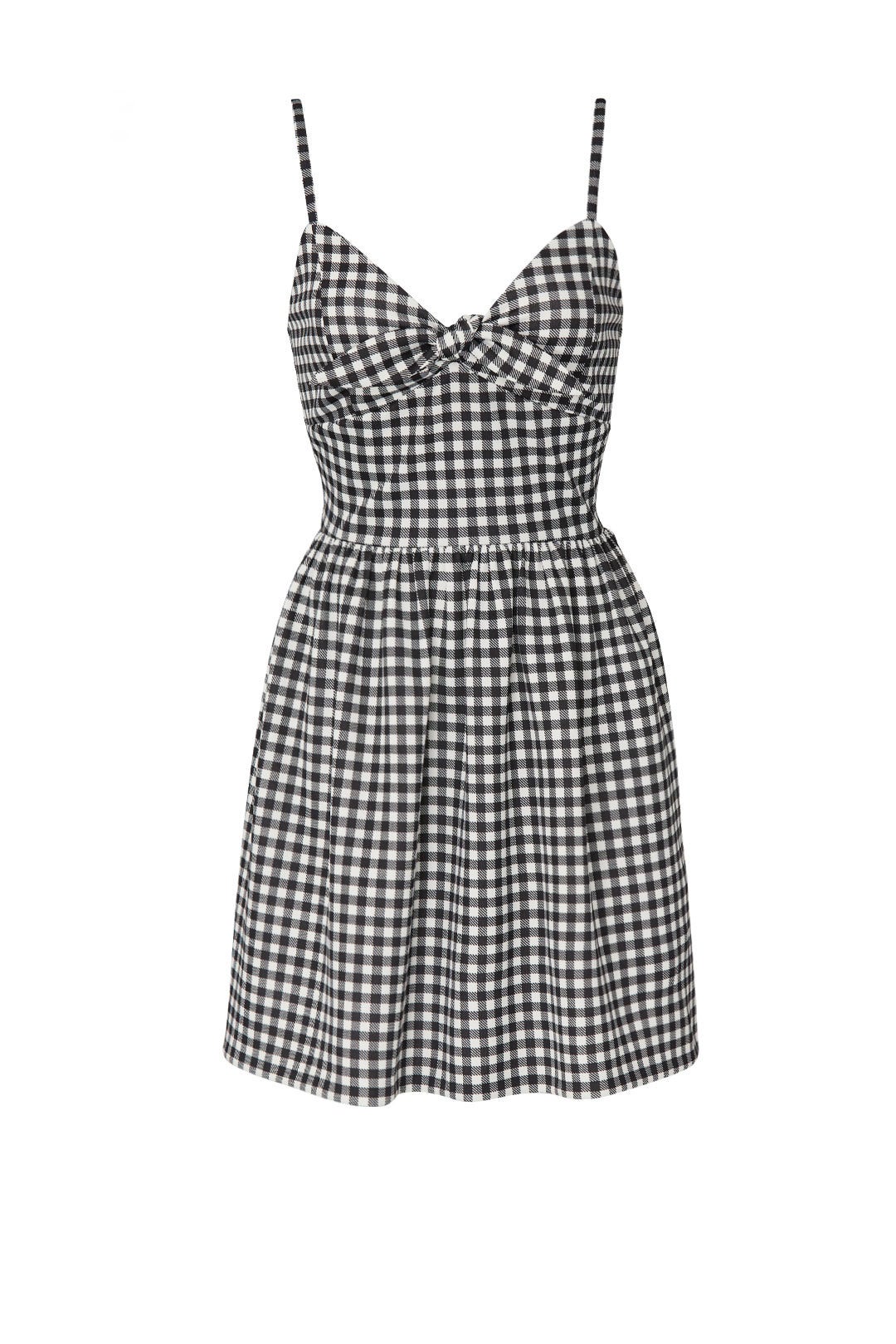 Gingham Fit and Flare Dress by Slate &amp; Willow | Rent the Runway