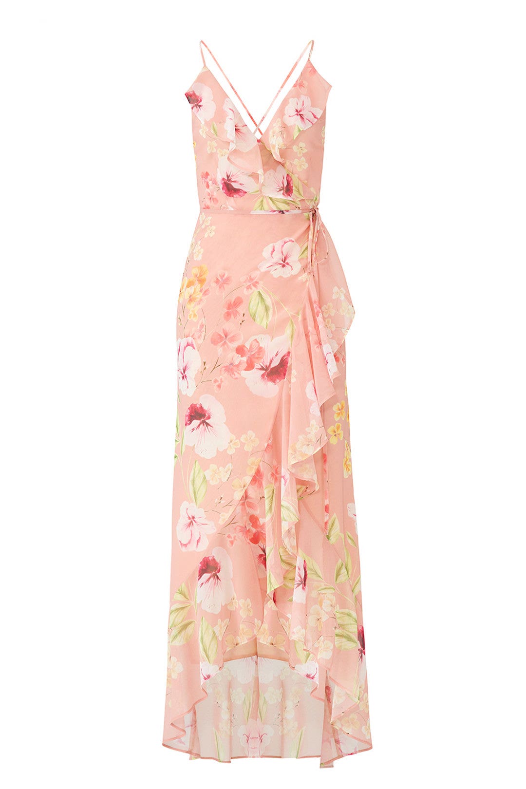 Floral Meadow Wrap Maxi by YUMI KIM 3