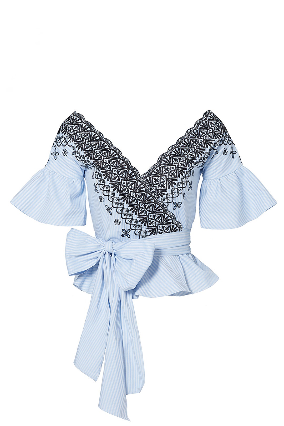 Blue Brigette Top by AMUR